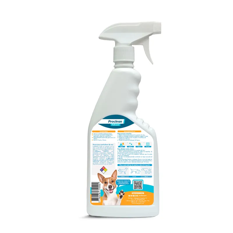 PROCLEAN - Removedor de olores y manchas para perros 650ml