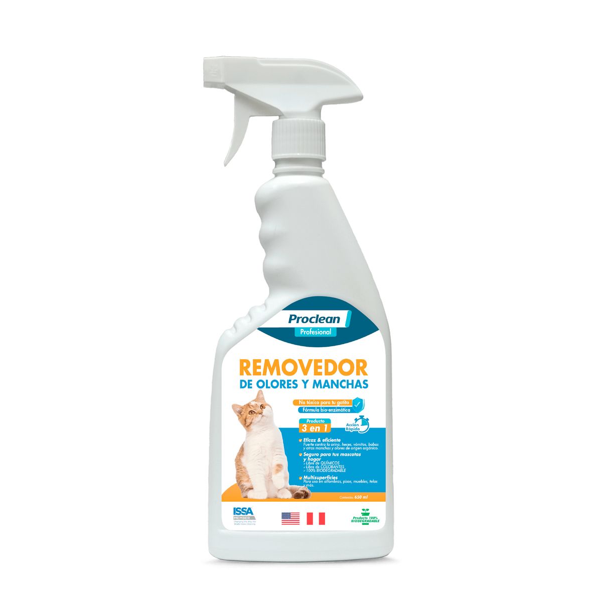 PROCLEAN - Removedor de olores y manchas para gatos 650ml