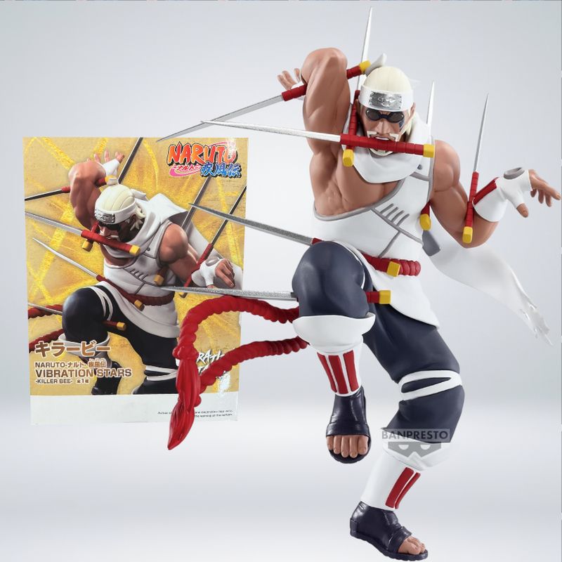 BANPRESTO - FIGURAS BANPRESTO NARUTO SHIPPUDEN - KILLER BEE