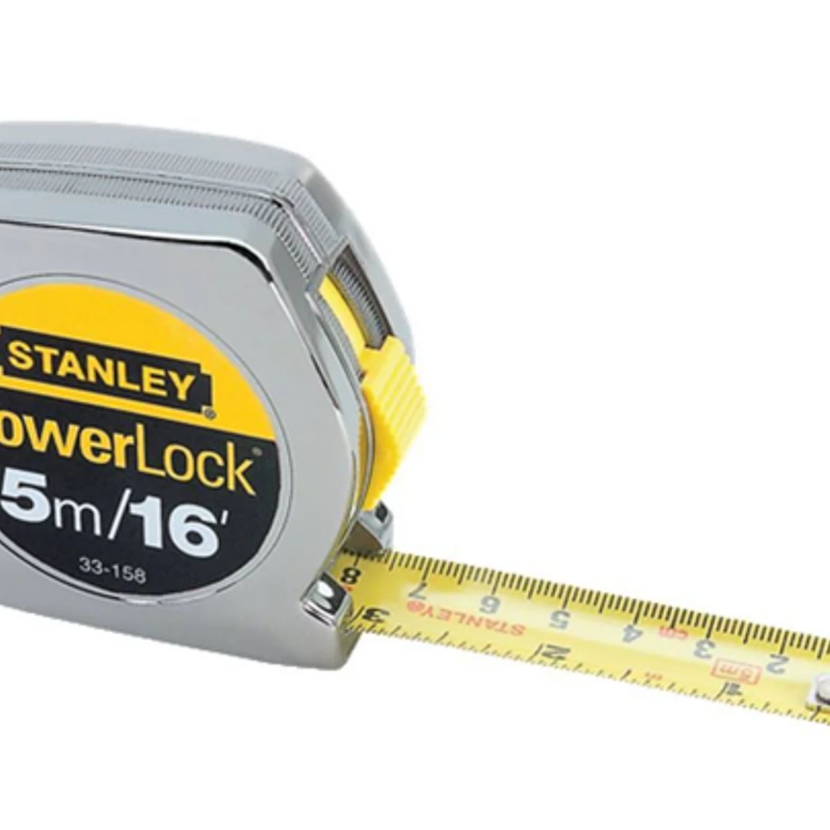 STANLEY - WINCHA METALICA DE 5 METROS POWERLOCK - STANLEY 33-158