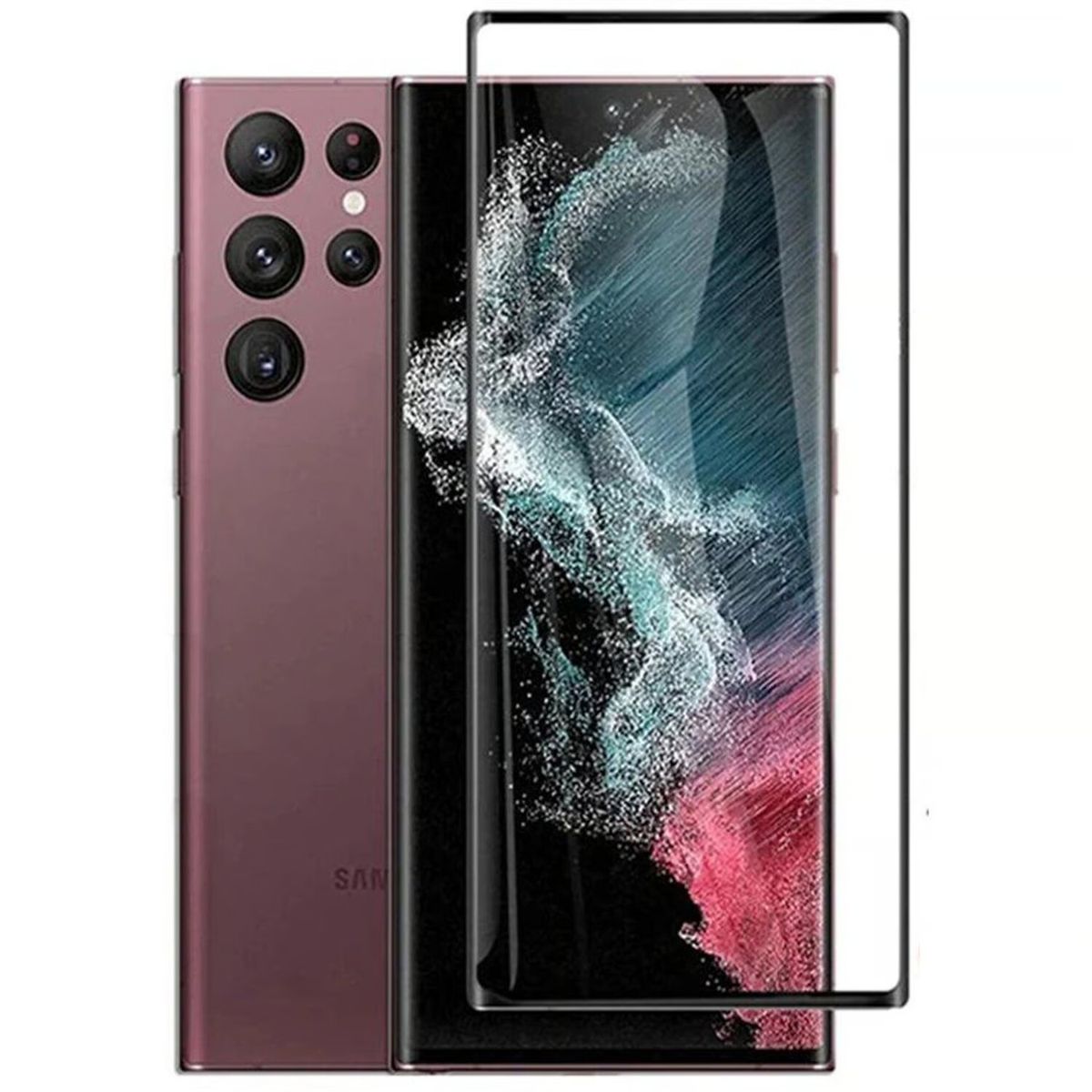 GENERICO - Mica de Vidrio Full Glue Para Samsung S25 Ultra