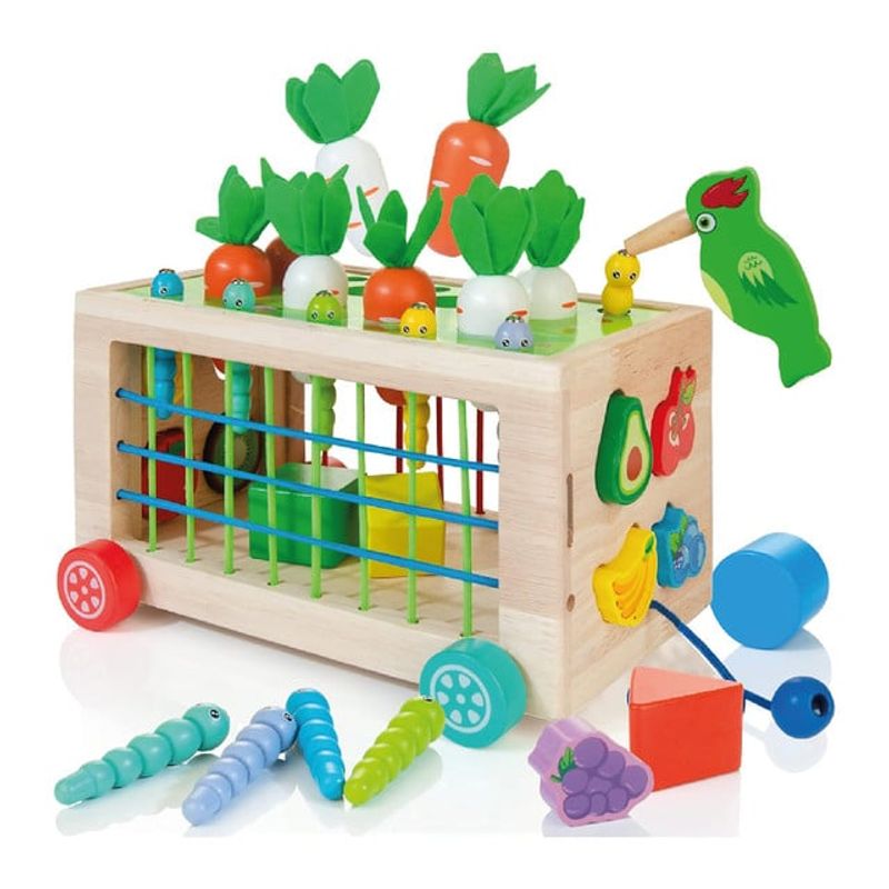 GENERICO - Juego Didáctico carro Montessori Multi-Juegos para Niños