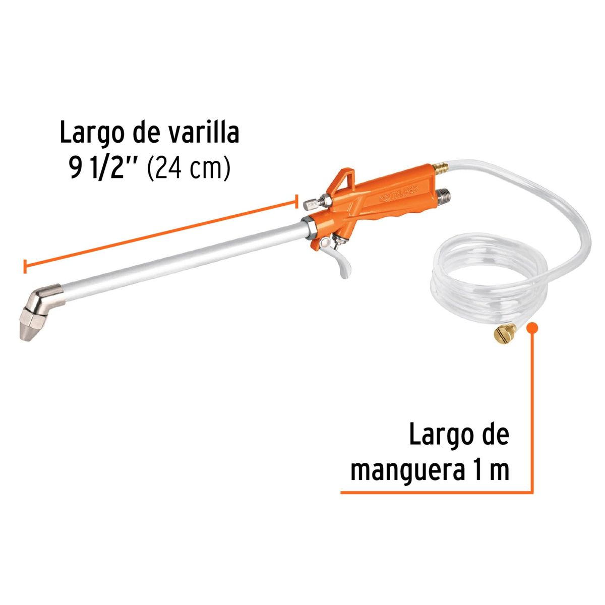 TRUPER - Pistola para limpieza automotriz maquinas motores