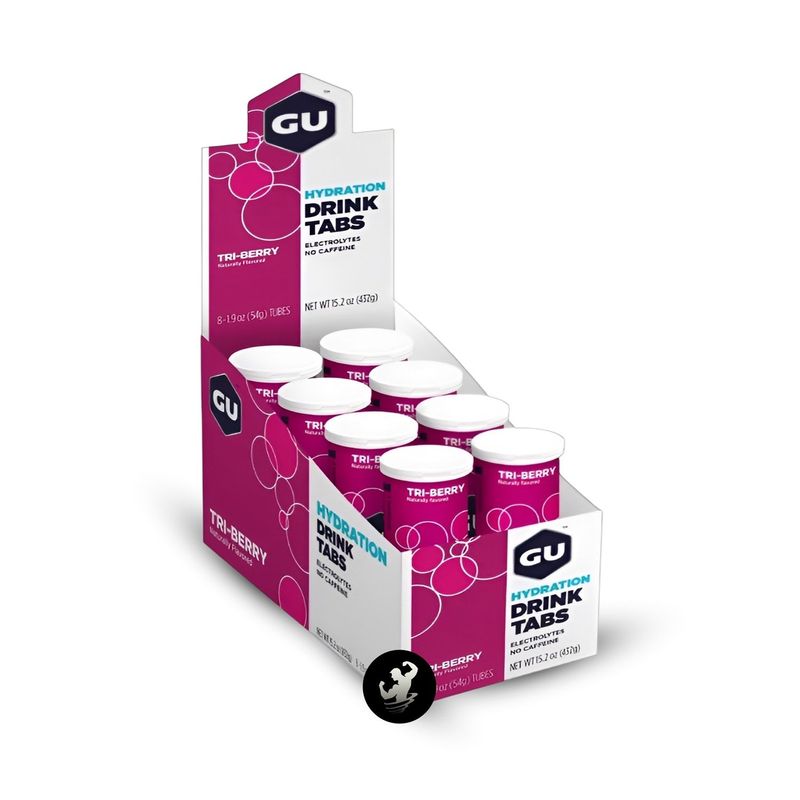 GENERICO - GU Tabletas de hidratación caja x 08 - TriBerry