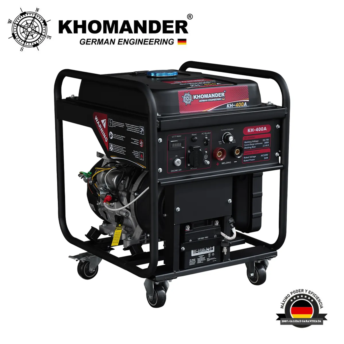 KHOMANDER - MOTOSOLDADORA GASOLINERA KH400A - KHOMANDER