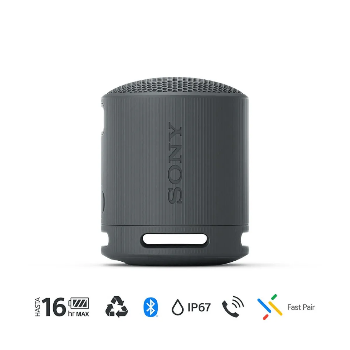 SONY - Parlante Inalámbrico Sony SRS-XB100-BC con Bluetooth - Negro