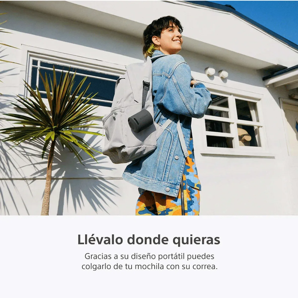 SONY - Parlante Inalámbrico Sony SRS-XB100-BC con Bluetooth - Negro