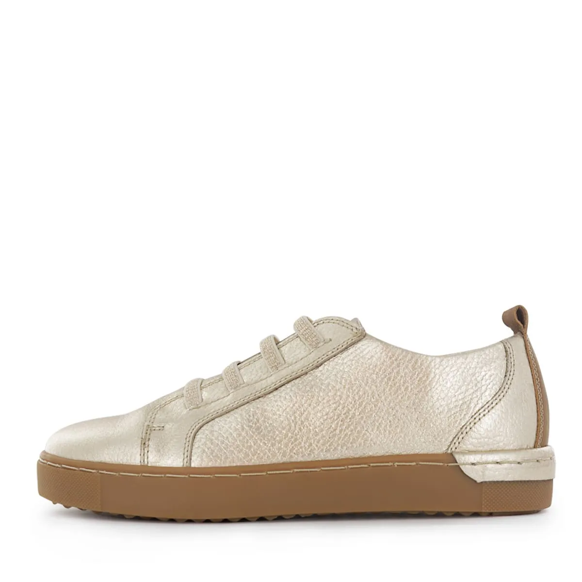 ECCO - Zapatillas Urbanas Mujer Ecco Ivanna08 Oro Cuero Folia