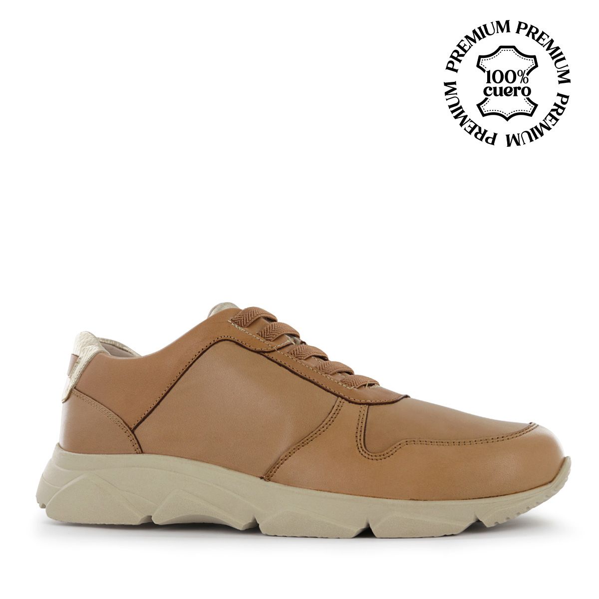 ECCO - Zapatillas Urbanas Mujer Ecco Moira03 Miel Cuero Natural