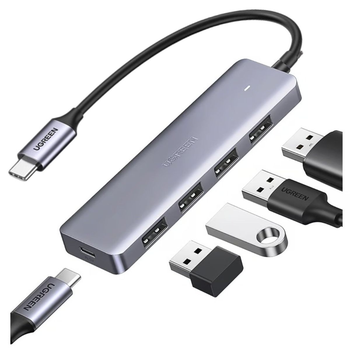 UGREEN - Adaptador UGREEN Hub de USB-C 32 a USB-CUSB-A 10G CM480