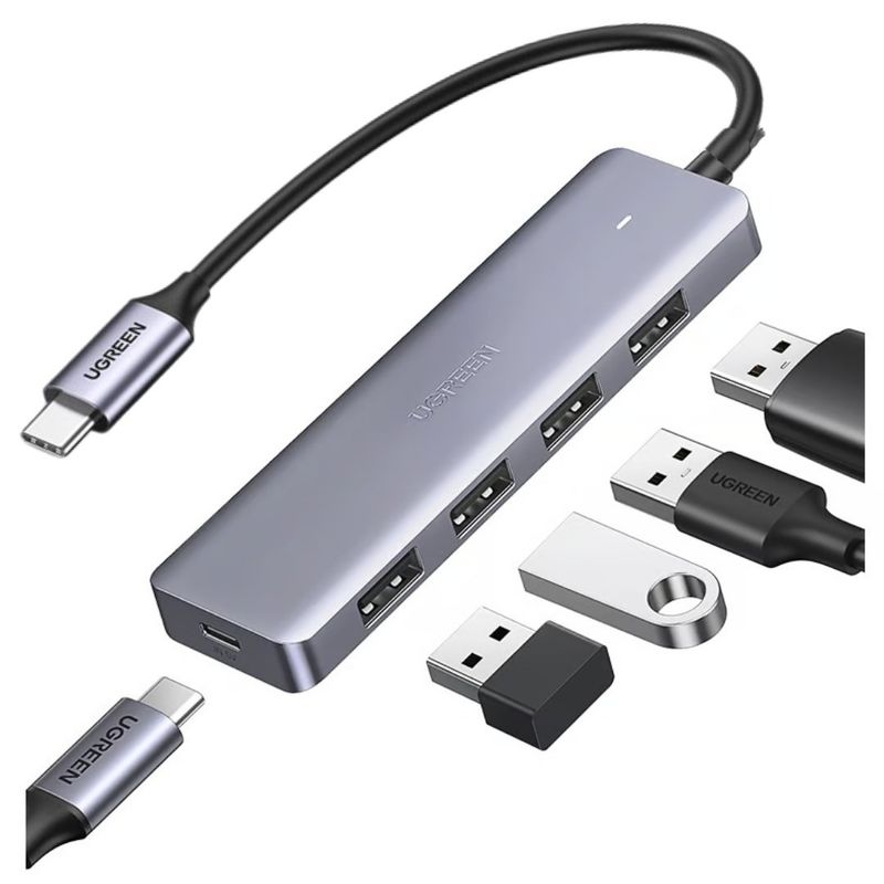 UGREEN - Adaptador UGREEN Hub de USB-C 32 a USB-CUSB-A 10G CM480