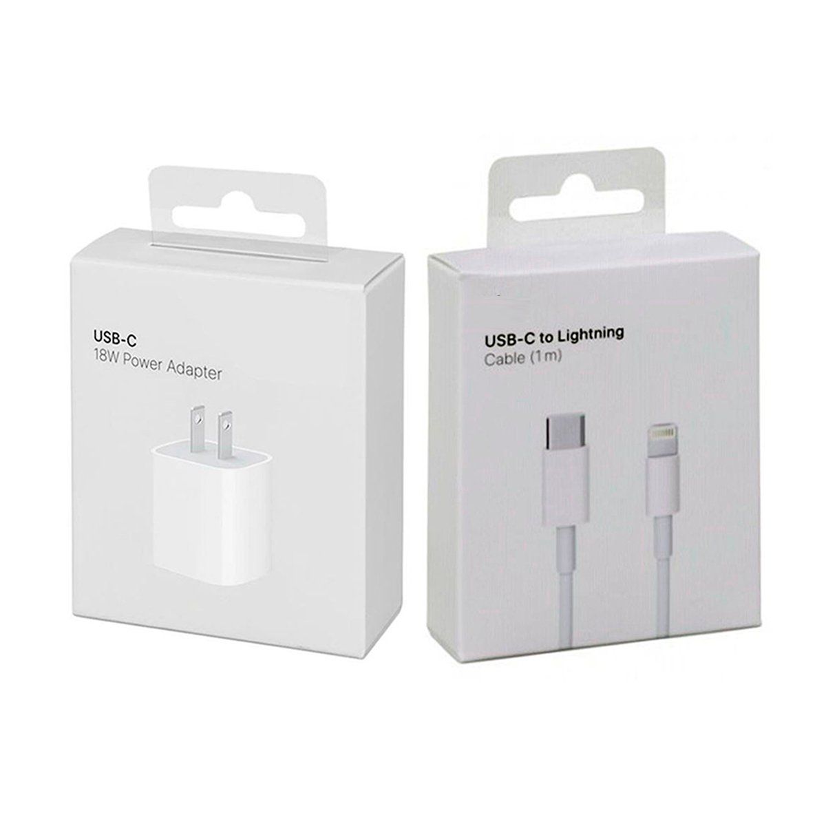 GENERICO - Cargador Generico 18W + Cable Usb-C Compatible con Iphone 12/ 12 Pro