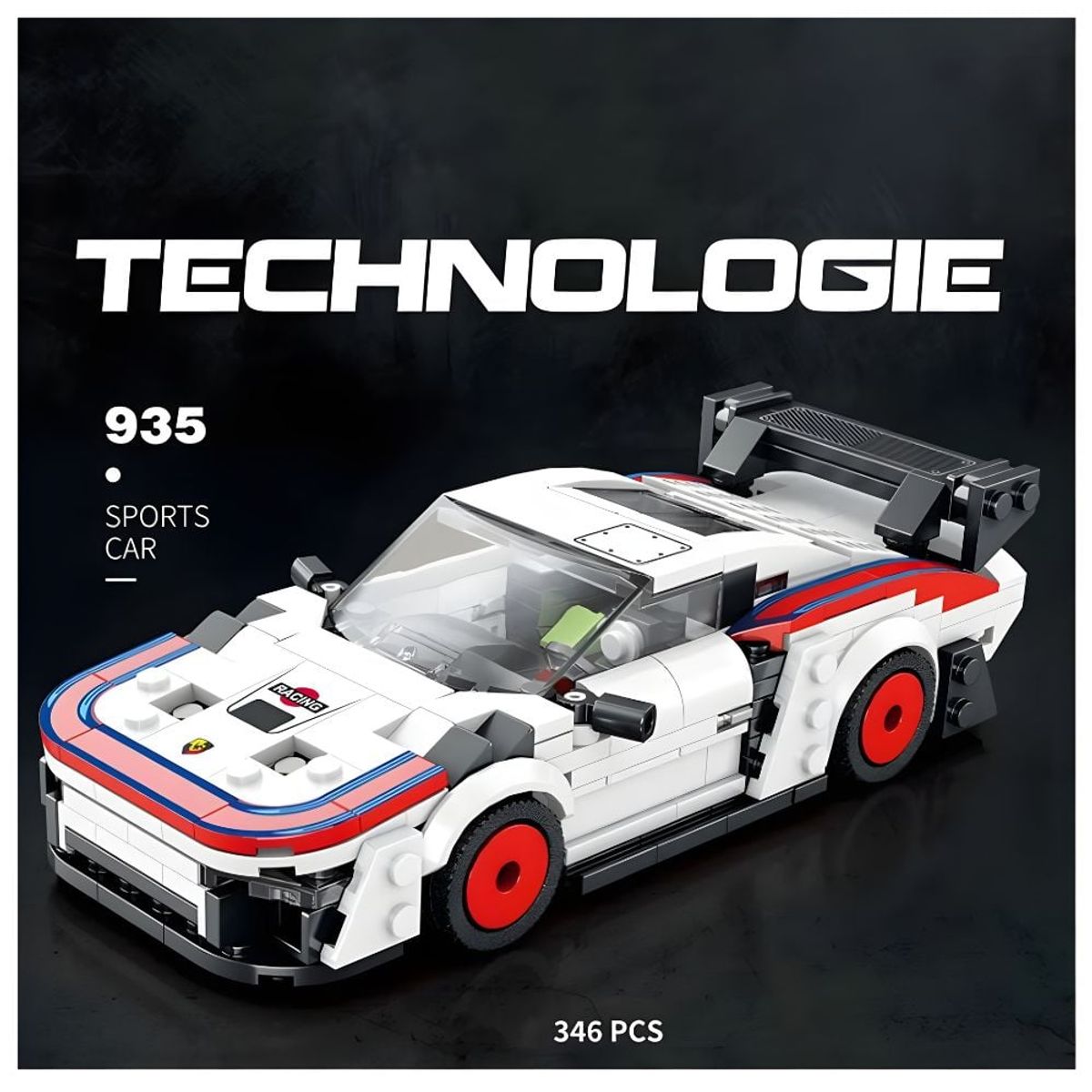 GRUPO CB - Bloques de Construccion Auto de Carrera Modelo 935 346 pzs