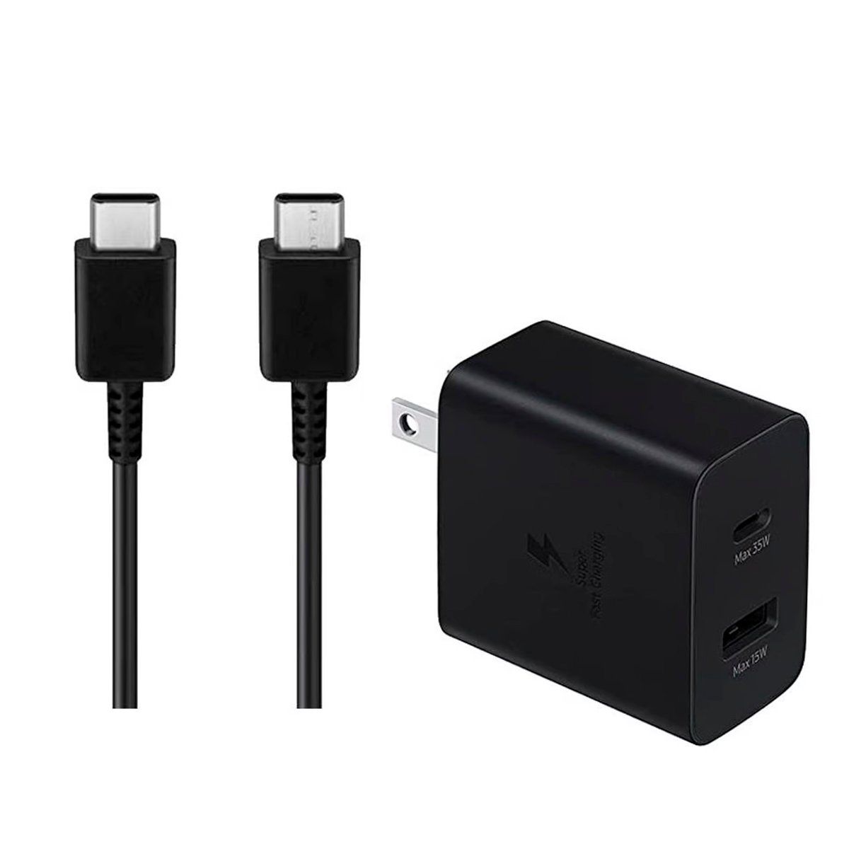 GENERICO - Cargador 35w Duo Compatible con S20, S20 Plus, S20 Ultra