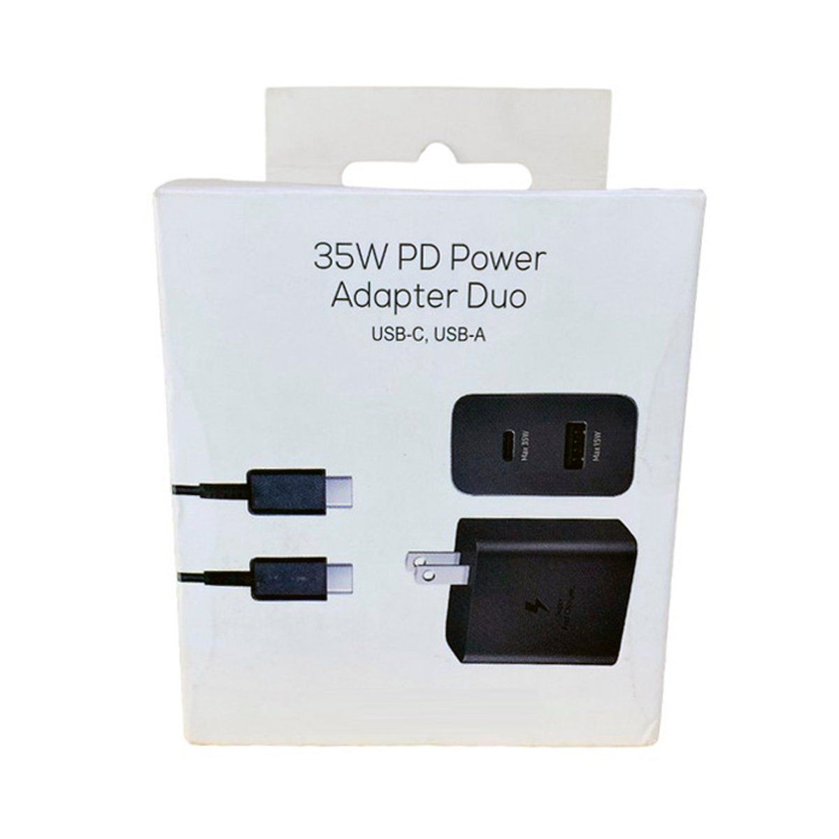 GENERICO - Cargador Compatible 35w Duo Usb-A, Tipo-C Carga Rapida