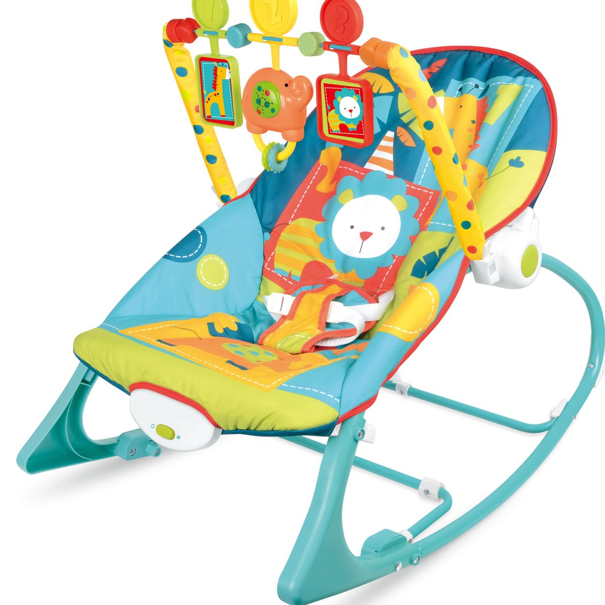 GENERICO - SILLA MECEDORA SAFARI CELESTE