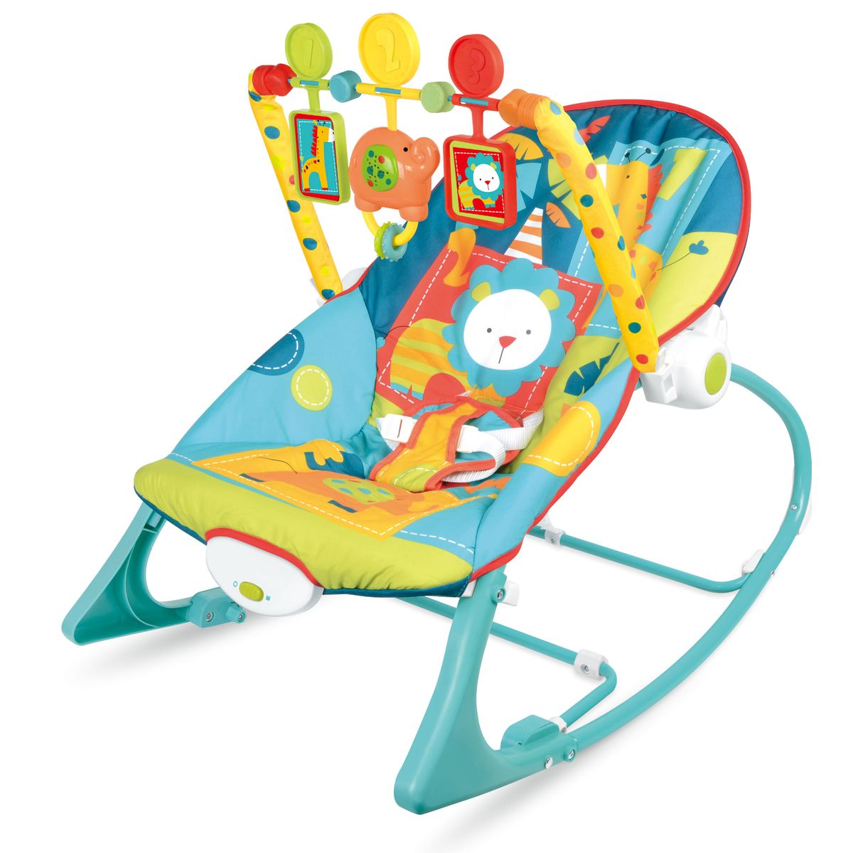 GENERICO - SILLA MECEDORA SAFARI CELESTE