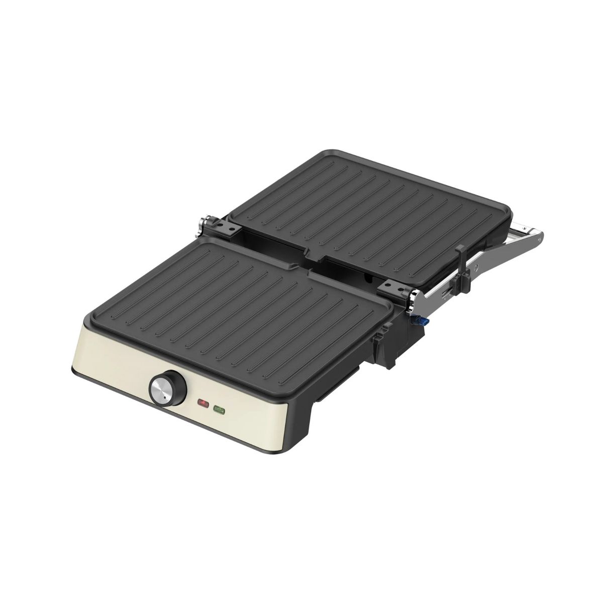 WESTINGHOUSE - Grill plancha eléctrico 2200W Retro WH crema