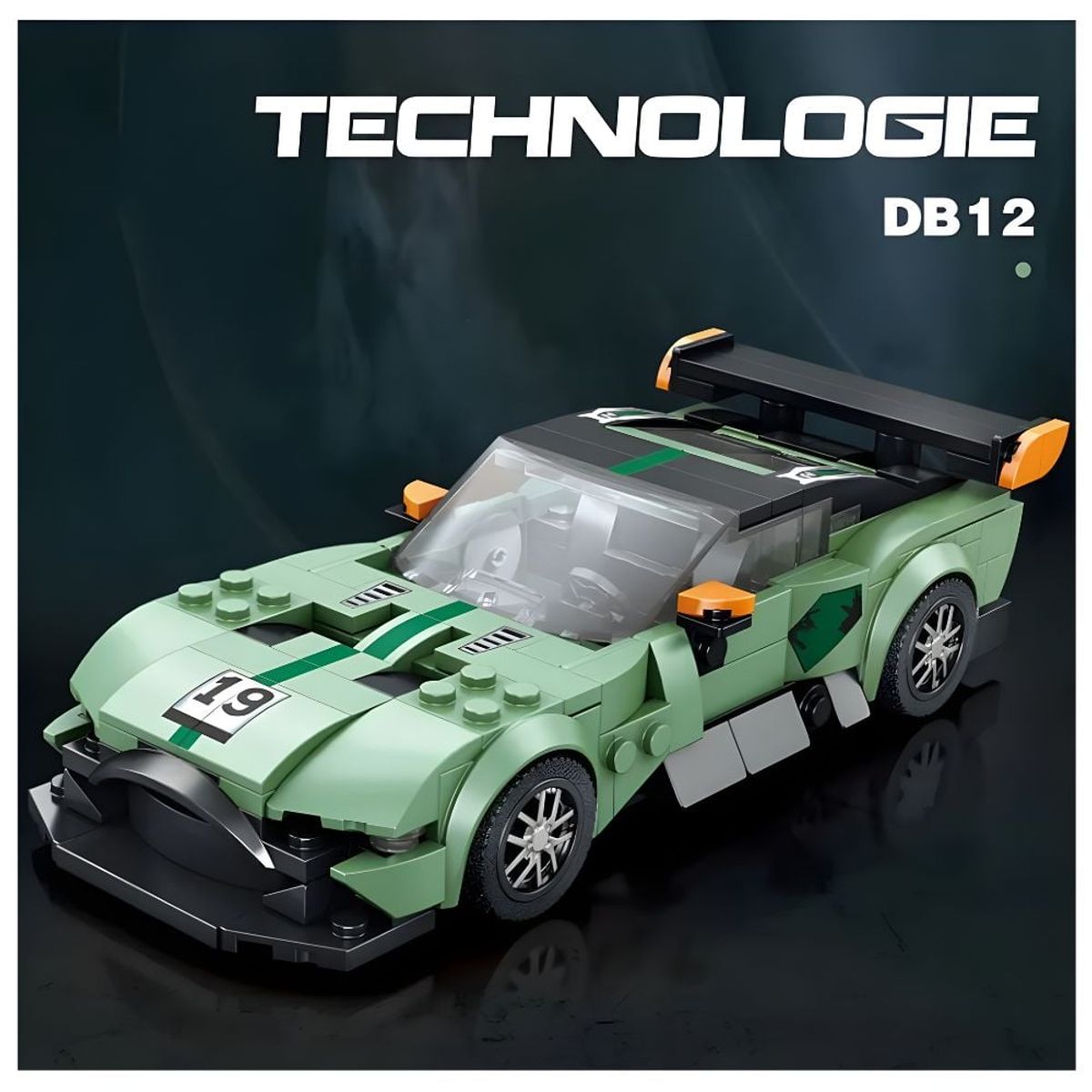 GRUPO CB - Bloques de Construccion Auto de Carrera Modelo DB12 316 pzs