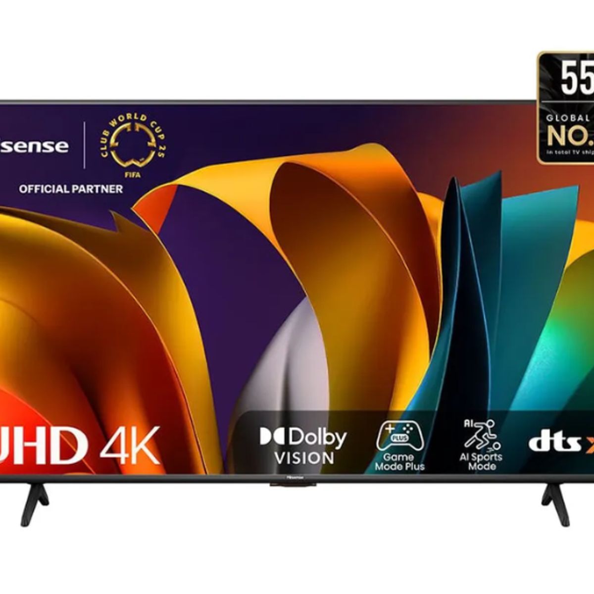 HISENSE - Televisor HISENSE 55A6N 55 UHD 4K VIDAA
