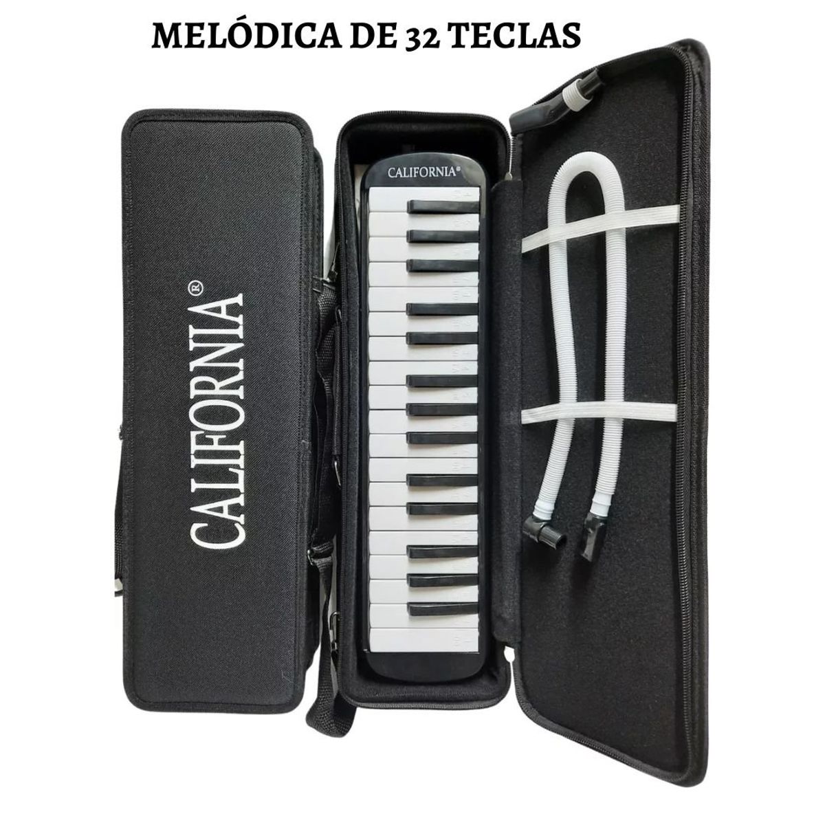 CALIFORNIA - Melódica ORIGINAL de 32 teclas "CALIFORNIA" - Negro