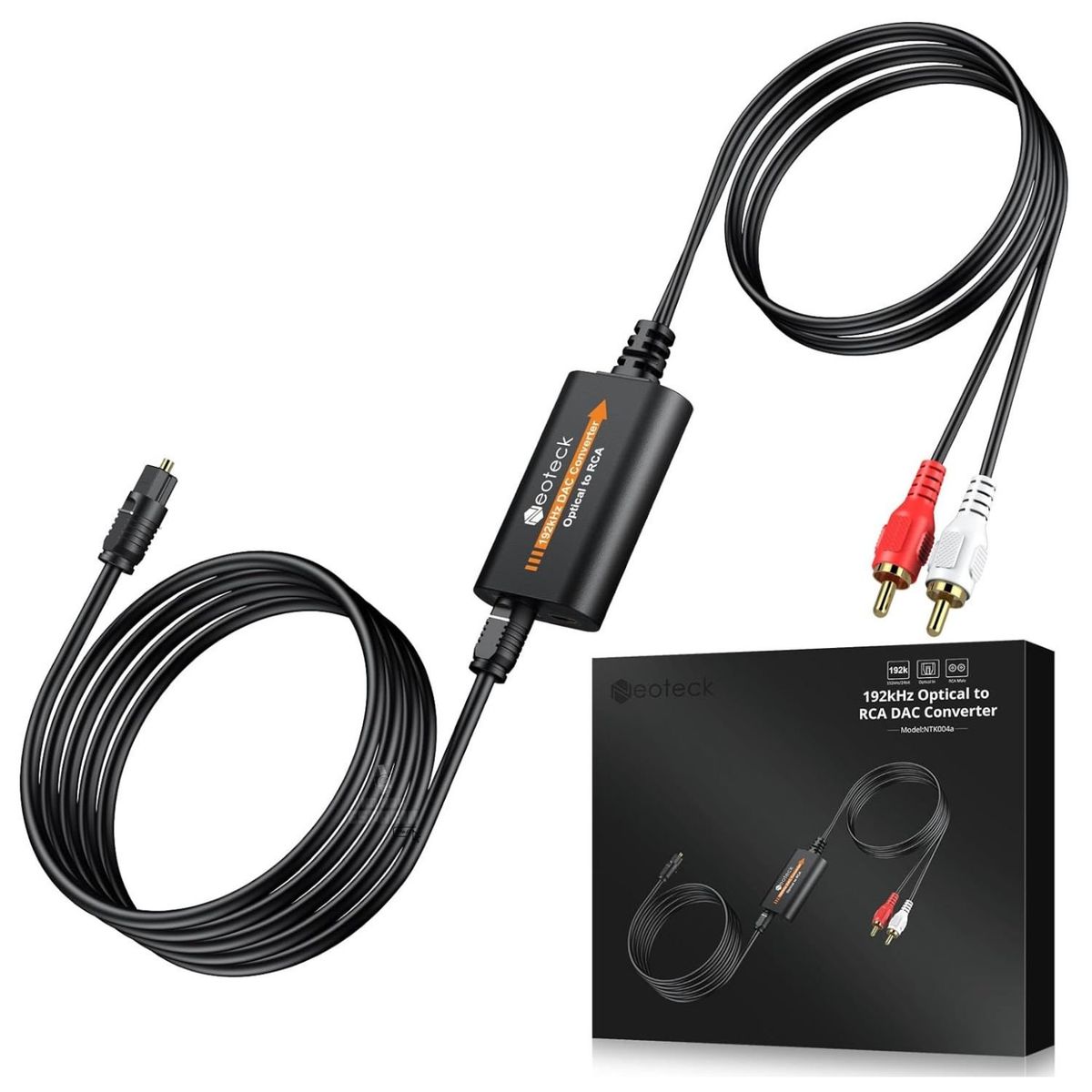 AUDIO SOLUTIONS - Convertidor Audio Dac Neoteck Optico A Rca Digital Analógico