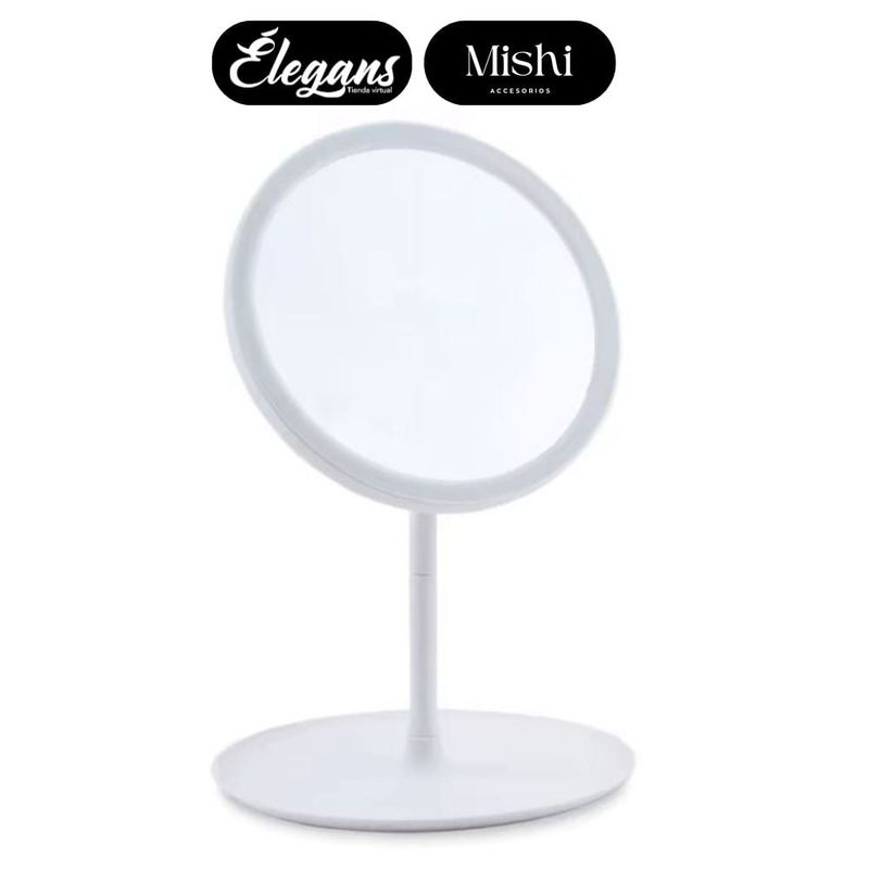 ROMAX - Espejo con luz led color blanco RS10783 Élegans