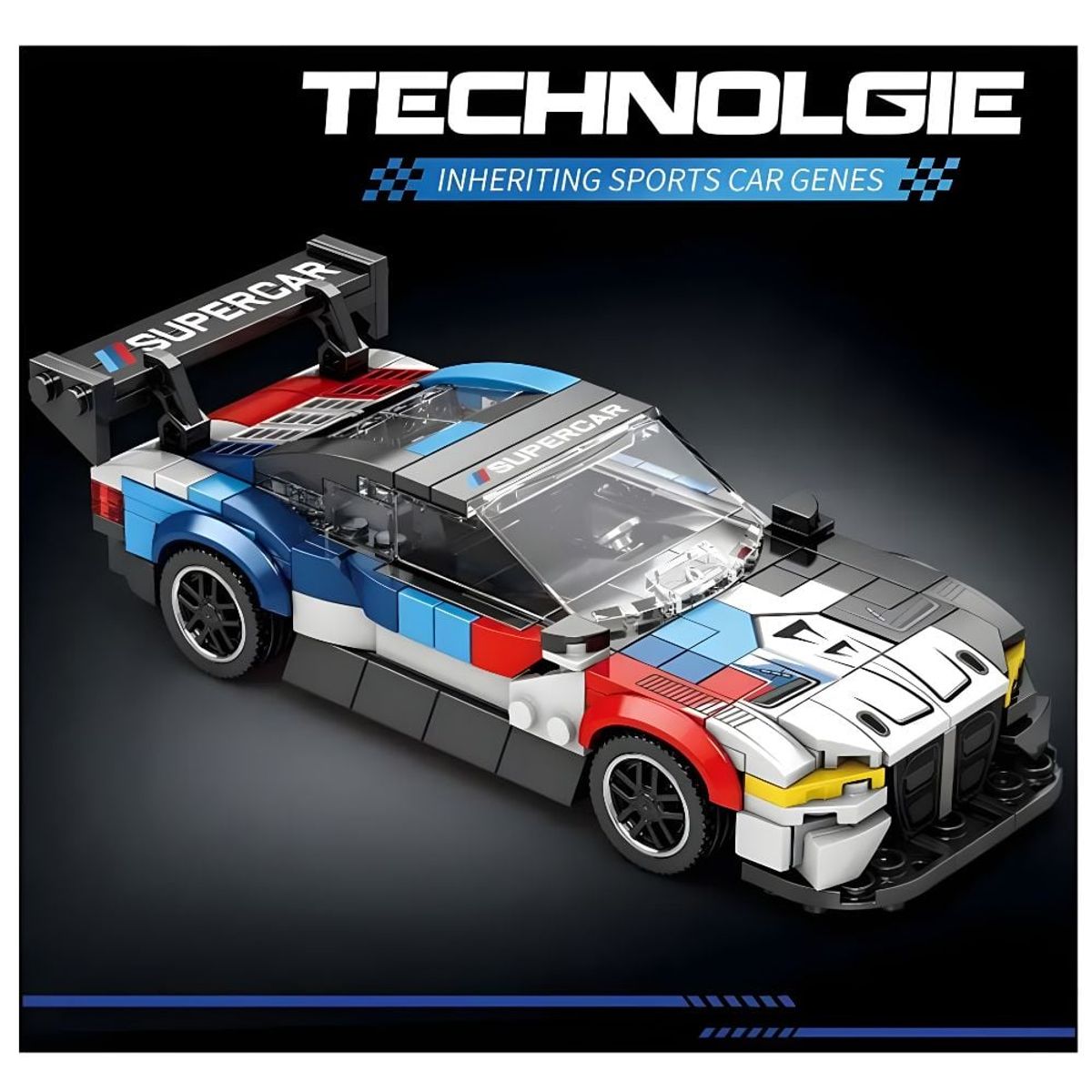 GRUPO CB - Bloques de Construccion Auto de Carrera Modelo M4 GT3 385 pzs