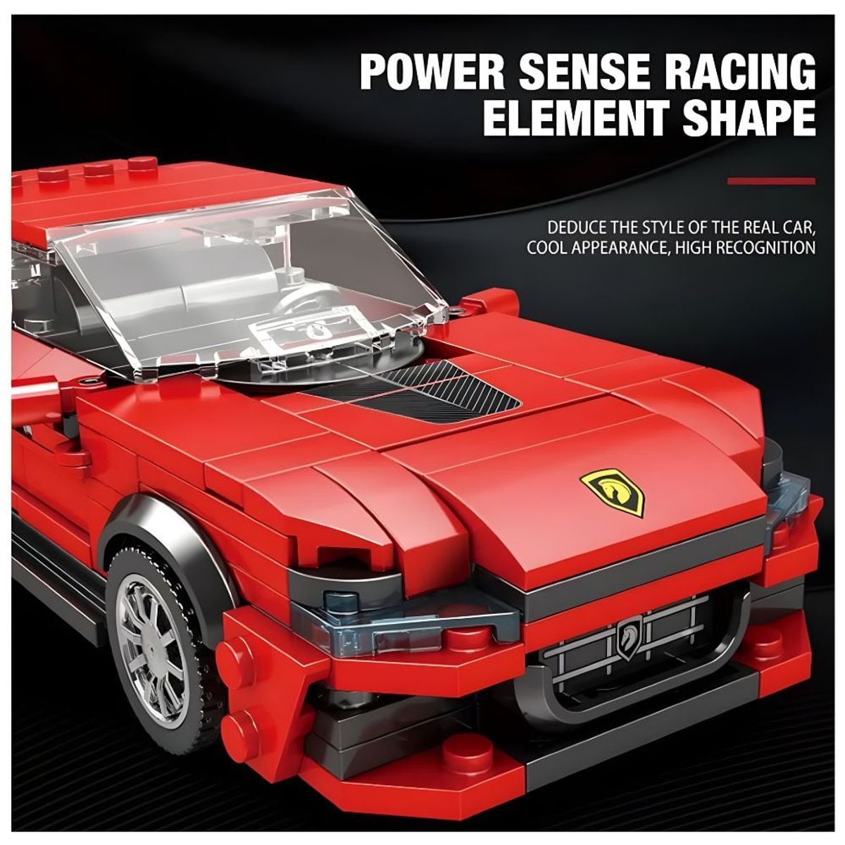 GRUPO CB - Bloques de Construccion Auto de Carrera Modelo Purosangue 416 pzs