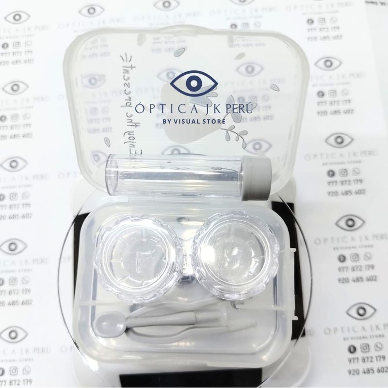 JK - KIT ACCESORIO PARA LENTES DE CONTACTO DISEÑO KAWAI