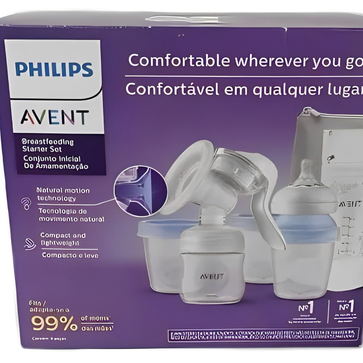 PHILIPS AVENT - Extractor De Leche Manual Giftset Philips Avent Scf43015