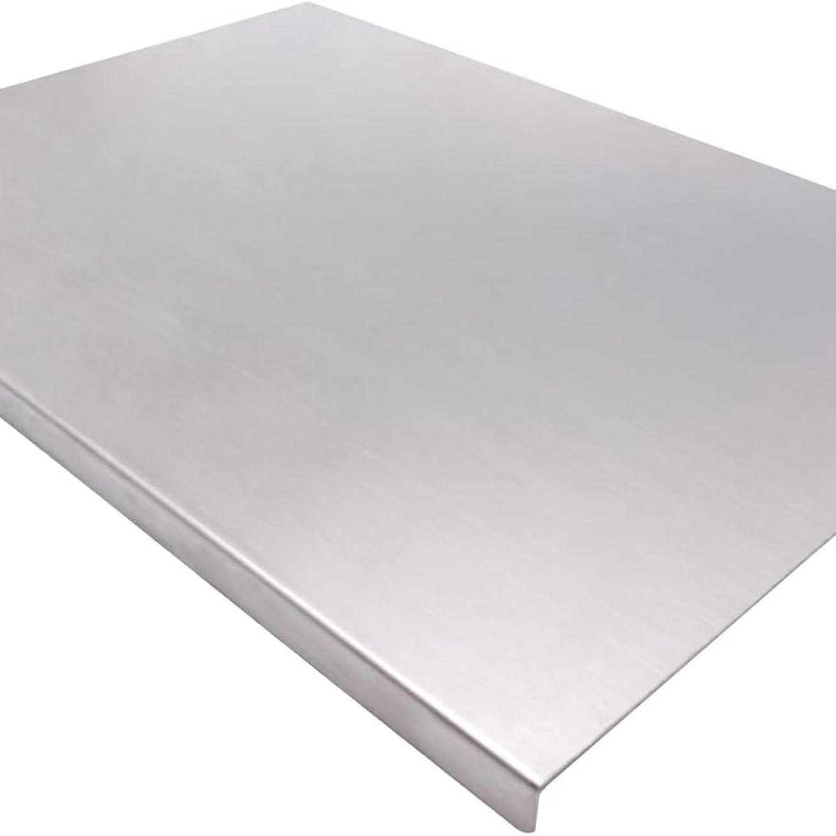 GENERICO - Tabla de picar en acero inoxidable encimera 50cm x 35 cm x 2.5 cm