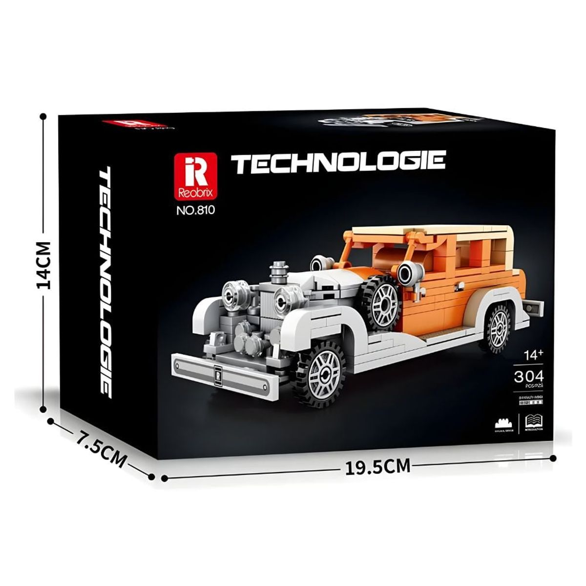 GRUPO CB - Bloques de Construcción Auto de Colección Modelo Phantom 304 pzs