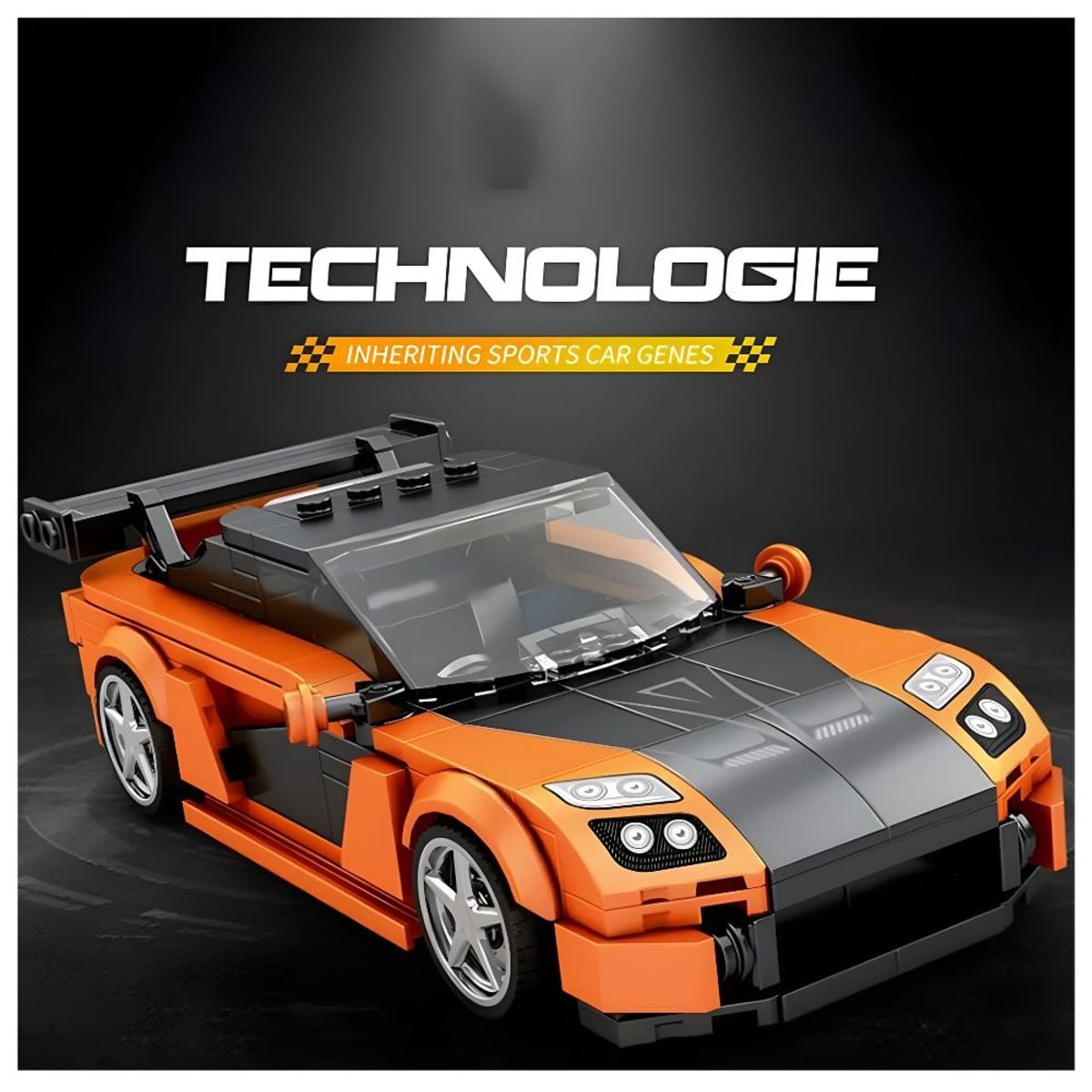 GRUPO CB - Bloques de Constucción Auto de Carrera Modelo RX7 367 pzs