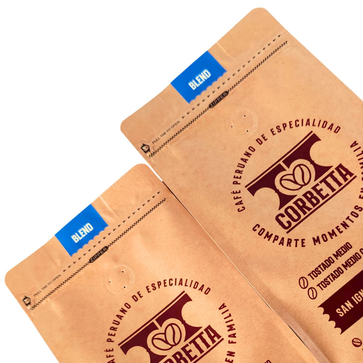 CORBETTA - Café de Especialidad Grano Pack 500 Gr San Ignacio