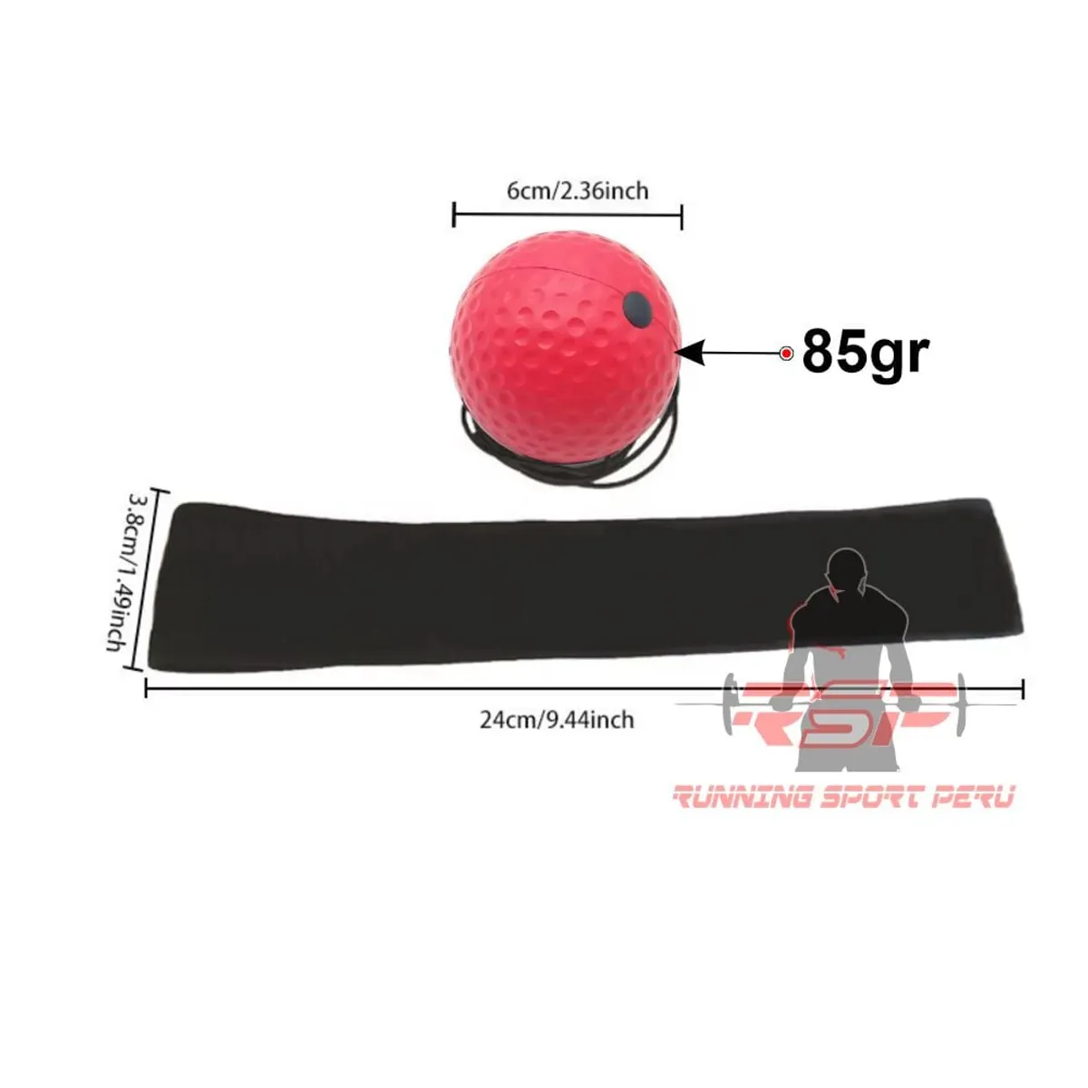 RUNNING SPORT PERU - Pelota o Bola de Boxeo Reflex Boxing