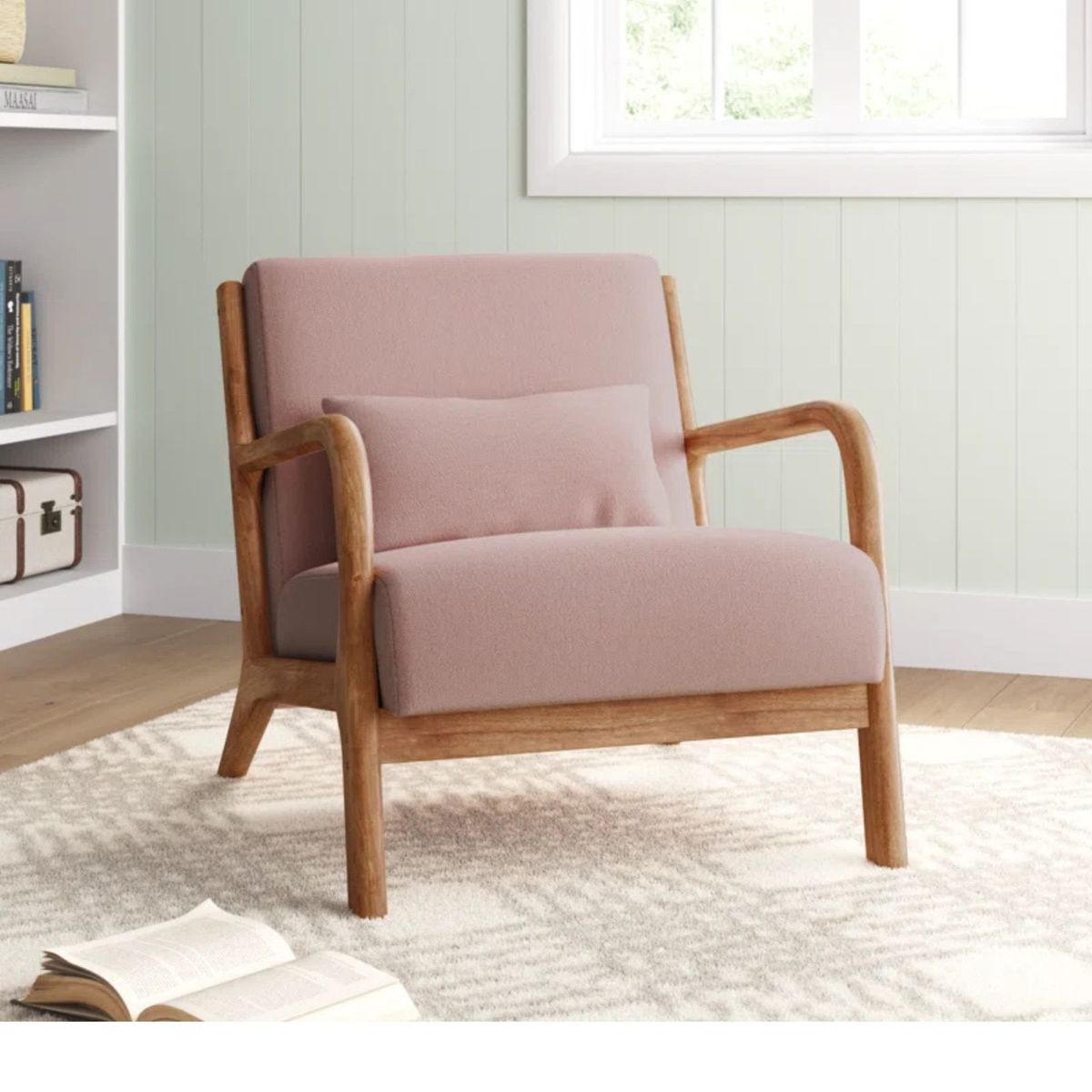 GENERICO - Butaca Hernán 1 cuerpo Palo Rosa Decoban Hogar