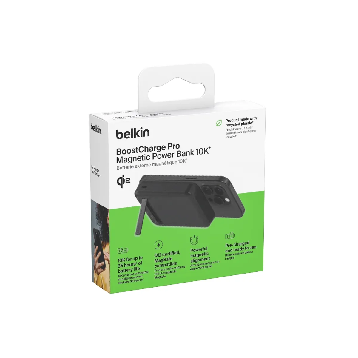 BELKIN - POWER BANK 10K BELKIN MAGSAFE Qi2 NEGRO