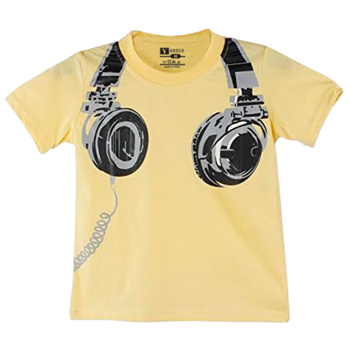 YANSUS - Polo Hombre Yansus Estampado Audifonos