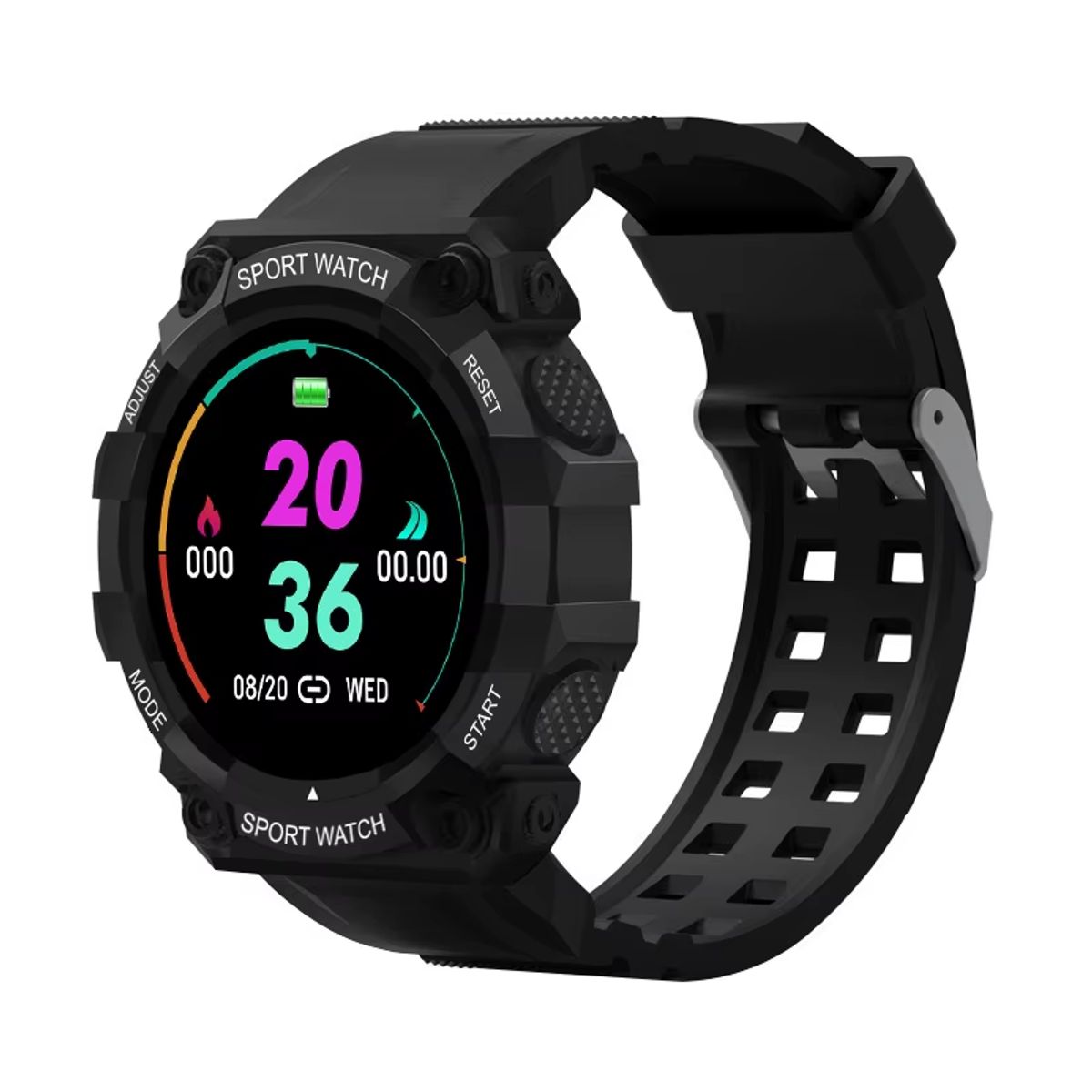 GENERICO - Reloj inteligente - Smartwatch FD68S para hombres y mujeres - NEGRO