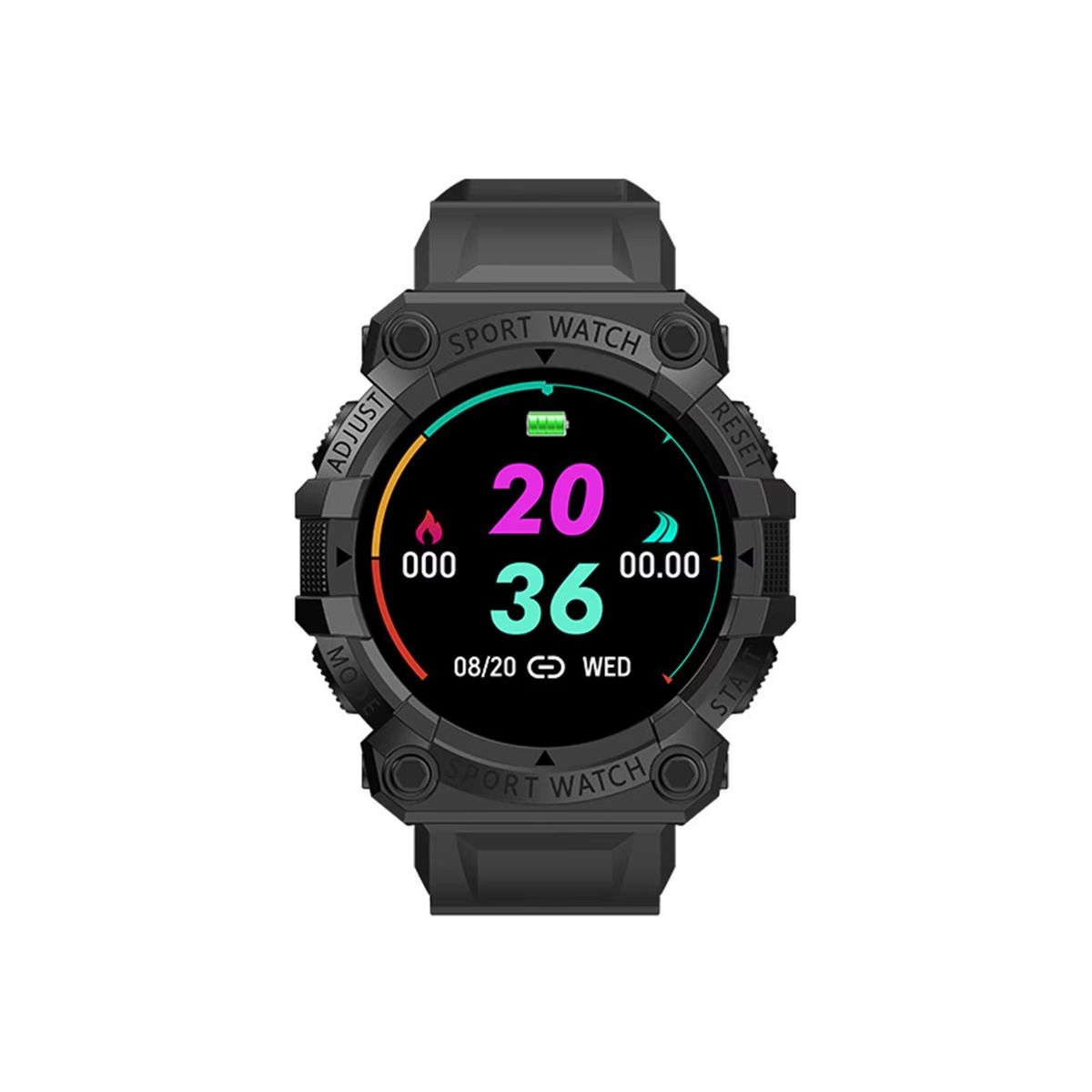 GENERICO - Reloj inteligente - Smartwatch FD68S para hombres y mujeres - NEGRO