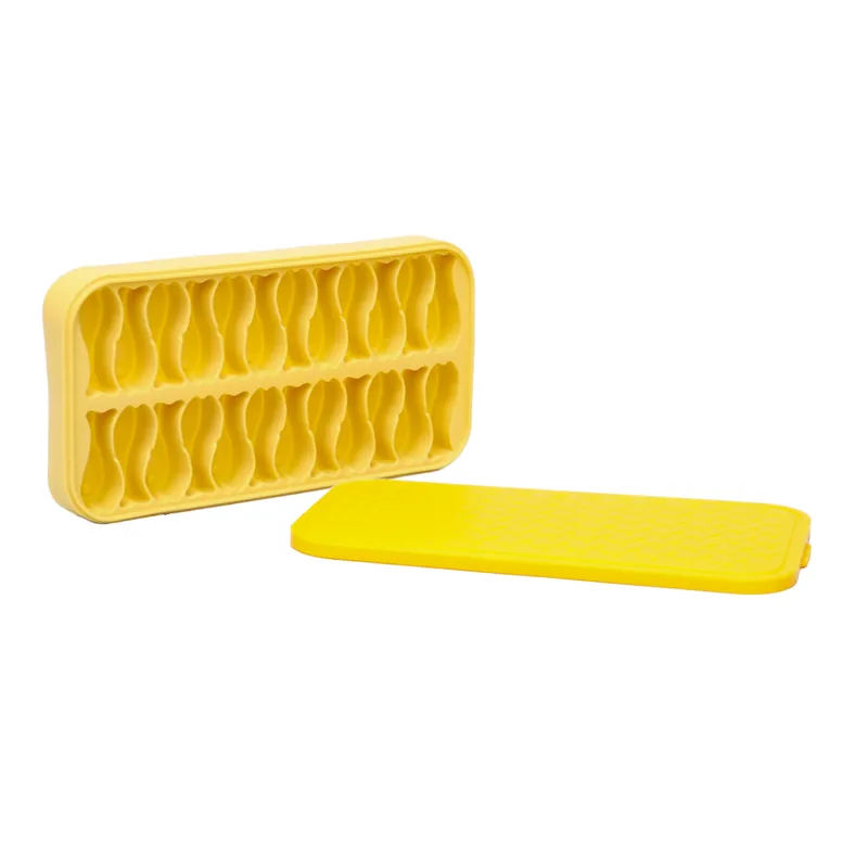 GENERICO - MOLDE PARA HIELO CON FORMA DE PESCADOS Y CON TAPA