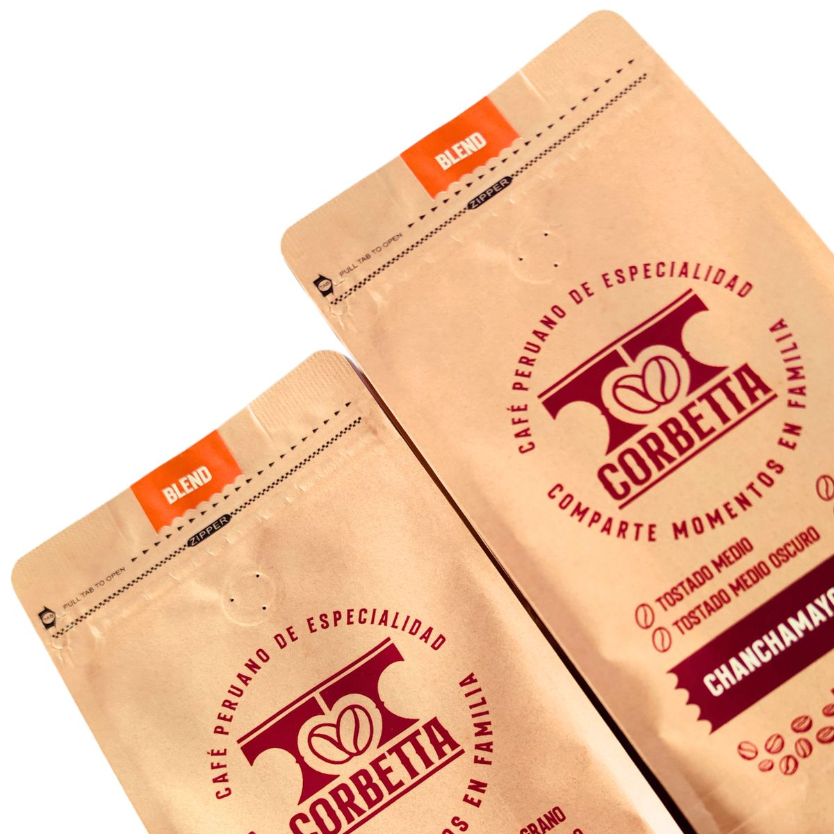 CORBETTA - Café de Especialidad Molido Pack 500 Gr Chanchamayo Blend