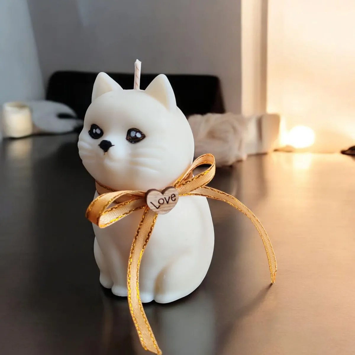 GENERICO - VELA GATITO PERFUMADA DE CERA DE SOJA