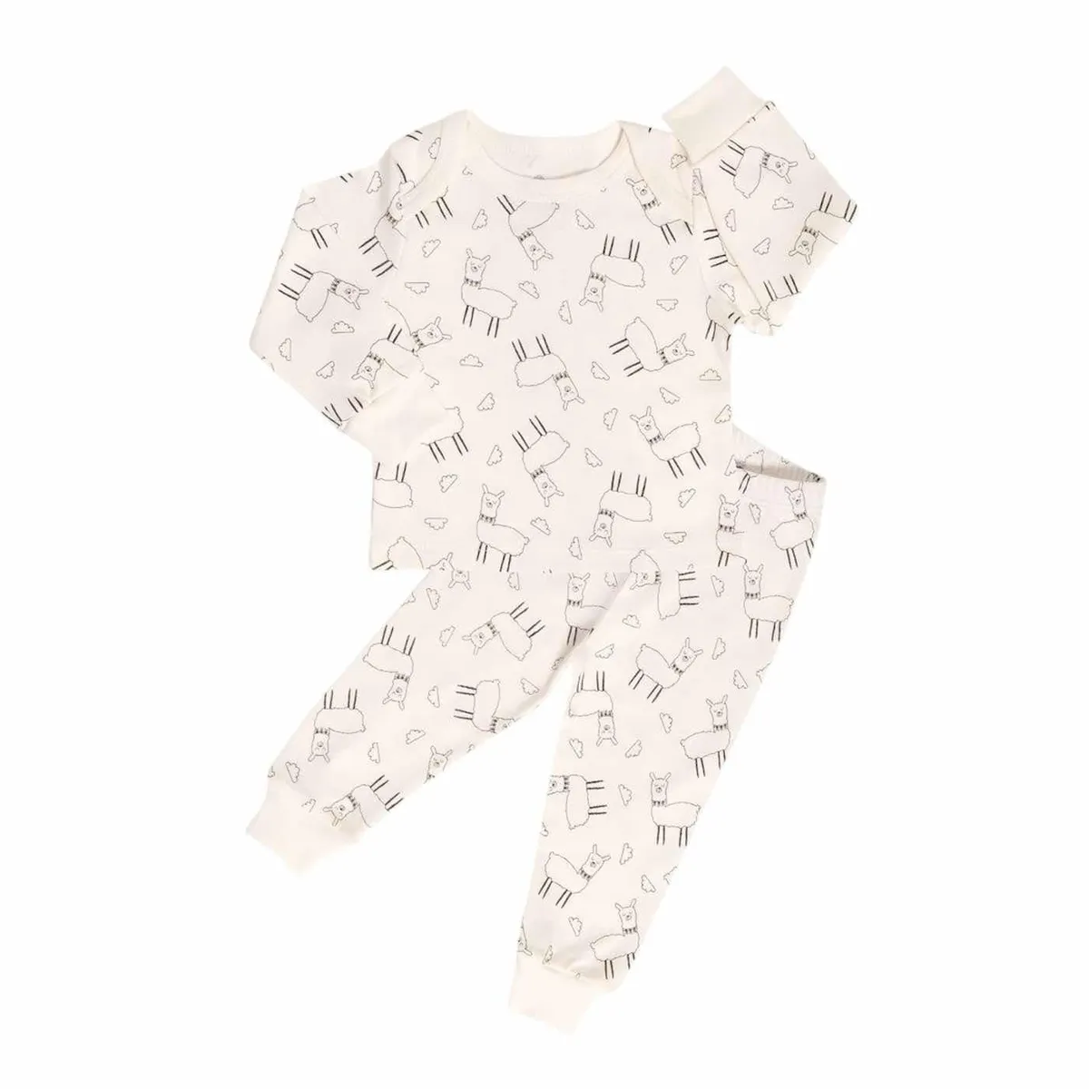 RIKURIY - Pijama Llamita Ivory