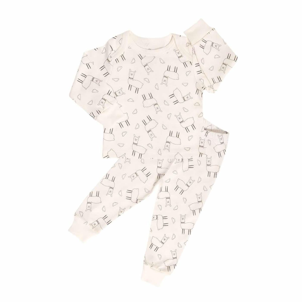 RIKURIY - Pijama Llamita Ivory