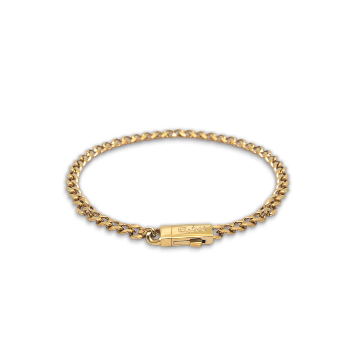 MENS FASHION BOX - Pulsera Micro Lomo Dorado