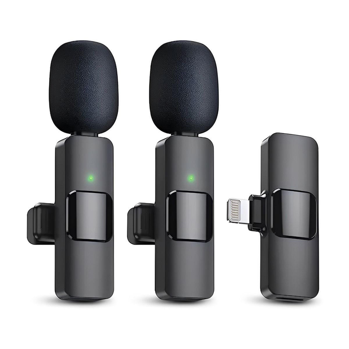 GENERICO - Micrófono Inalámbrico Zero K9 Dual para Iphone y Android