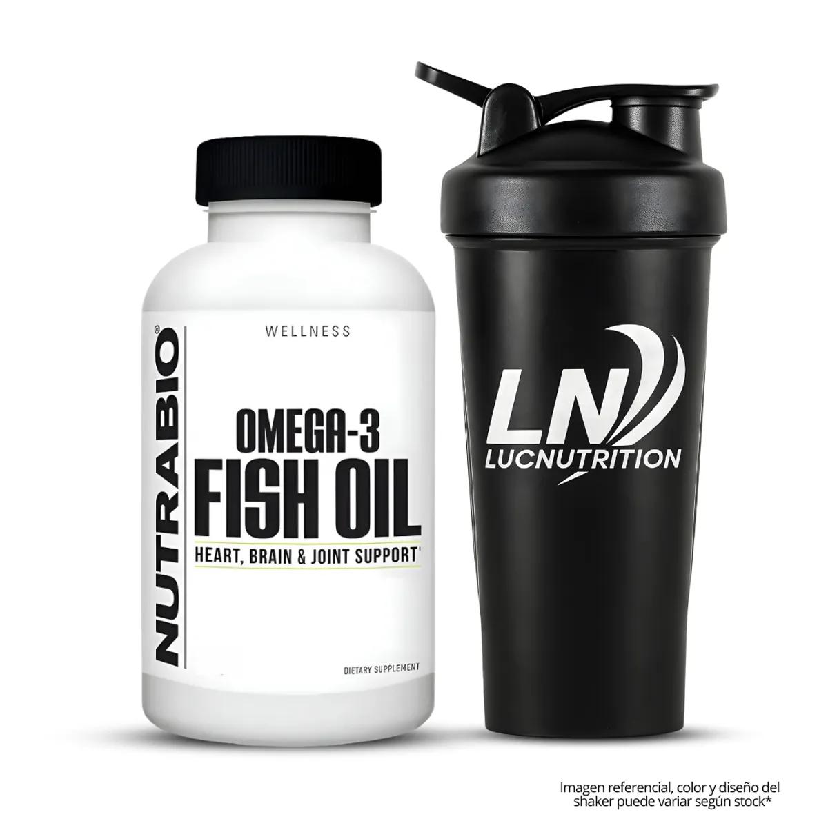 NUTRABIO - Aceite de pescado - Fish Oil Omega 3 Nutrabio - 150 cápsulas + shaker