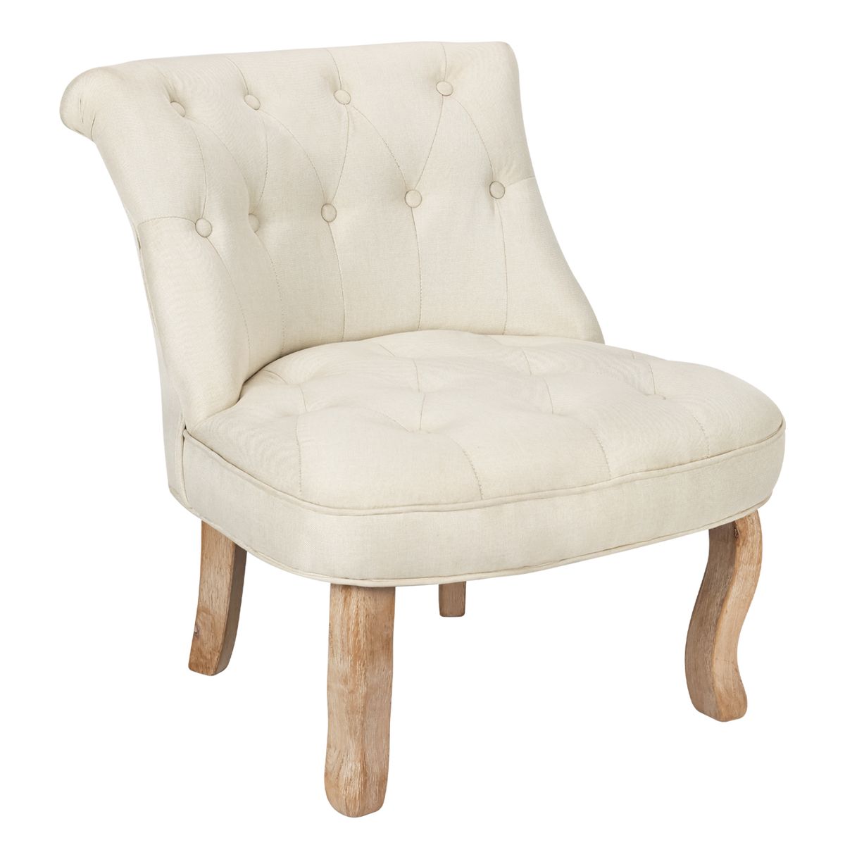 ELEMENT DESIGN - Butaca 62x70x69CM Beige Duradero Confort y Soporte Elegancia